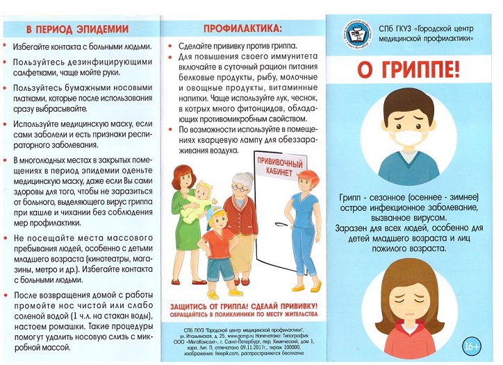 памятка грипп 2